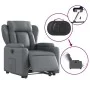 Gray Faux Leather Power Lift Recliner by , Armchairs - Ref: Foro24-3204561, Price: 335,50 €, Discount: %
