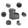 Grauer Power-Lift-Liegestuhl aus Kunstleder von , Sessel - Ref: Foro24-3204561, Preis: 339,20 €, Rabatt: %