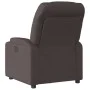 Sillón reclinable eléctrico tela marrón oscuro de , Sillones - Ref: Foro24-3204577, Precio: 249,08 €, Descuento: %