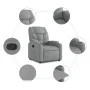Light Gray Fabric Liftable Recliner by , Armchairs - Ref: Foro24-3204596, Price: 286,29 €, Discount: %
