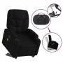 Black Fabric Liftable Massage Recliner by , Armchairs - Ref: Foro24-3204610, Price: 293,40 €, Discount: %