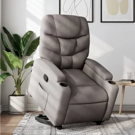 Liftable recliner taupe gray fabric by , Armchairs - Ref: Foro24-3204604, Price: 281,91 €, Discount: %