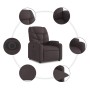 Dark Brown Fabric Electric Liftable Recliner Chair by , Armchairs - Ref: Foro24-3204625, Price: 312,24 €, Discount: %