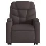 Sillón eléctrico reclinable elevable de tela marrón oscuro de , Sillones - Ref: Foro24-3204625, Precio: 332,76 €, Descuento: %