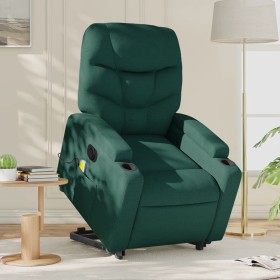 Elektrischer Massagesessel mit verstellbarer Liege, dunkelgrüner Stoff von , Sessel - Ref: Foro24-3204638, Preis: 327,29 €, R...
