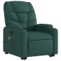 Sillón masaje eléctrico reclinable elevable tela verde oscuro de , Sillones - Ref: Foro24-3204638, Precio: 327,29 €, Descuent...