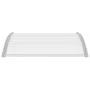 Marquesina para puerta PC 120x100 cm de vidaXL, Toldos - Ref: Foro24-45628, Precio: 50,29 €, Descuento: %