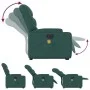 Elektrischer Massagesessel mit verstellbarer Liege, dunkelgrüner Stoff von , Sessel - Ref: Foro24-3204638, Preis: 349,18 €, R...