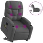Anhebbarer elektrischer Massagesessel aus dunkelgrauem Stoff von , Sessel - Ref: Foro24-3204633, Preis: 361,66 €, Rabatt: %