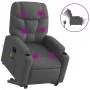 Liftable reclining electric massage chair dark gray fabric by , Armchairs - Ref: Foro24-3204633, Price: 386,63 €, Discount: %