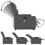 Anhebbarer elektrischer Massagesessel aus dunkelgrauem Stoff von , Sessel - Ref: Foro24-3204633, Preis: 386,49 €, Rabatt: %