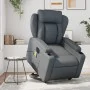 Sillón de masaje elevable eléctrico cuero sintético gris de , Sillones - Ref: Foro24-3204568, Precio: 383,10 €, Descuento: %