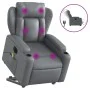 Sillón de masaje elevable eléctrico cuero sintético gris de , Sillones - Ref: Foro24-3204568, Precio: 383,10 €, Descuento: %