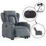 Sillón de masaje elevable eléctrico cuero sintético gris de , Sillones - Ref: Foro24-3204568, Precio: 383,10 €, Descuento: %