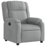 Sillón reclinable eléctrico tela gris claro de , Sillones - Ref: Foro24-3205178, Precio: 230,98 €, Descuento: %