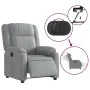 Sillón reclinable eléctrico tela gris claro de , Sillones - Ref: Foro24-3205178, Precio: 232,73 €, Descuento: %