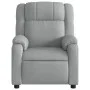 Sillón reclinable eléctrico tela gris claro de , Sillones - Ref: Foro24-3205178, Precio: 232,73 €, Descuento: %