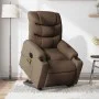 Sillón de masaje eléctrico reclinable elevable tela marrón de , Sillones - Ref: Foro24-3206676, Precio: 391,65 €, Descuento: %
