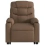 Sillón de masaje eléctrico reclinable elevable tela marrón de , Sillones - Ref: Foro24-3206676, Precio: 391,65 €, Descuento: %