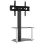 Mueble TV esquina 2 niveles para 32-70 pulgadas negro plateado de , Muebles TV - Ref: Foro24-358164, Precio: 92,58 €, Descuen...