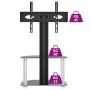 Mueble TV esquina 2 niveles para 32-70 pulgadas negro plateado de , Muebles TV - Ref: Foro24-358164, Precio: 92,58 €, Descuen...