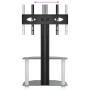 Mueble TV esquina 2 niveles para 32-70 pulgadas negro plateado de , Muebles TV - Ref: Foro24-358164, Precio: 90,73 €, Descuen...