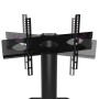 Mueble TV esquina 2 niveles para 32-70 pulgadas negro plateado de , Muebles TV - Ref: Foro24-358164, Precio: 90,73 €, Descuen...