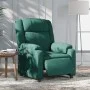 Sillón reclinable eléctrico tela verde oscuro de , Sillones - Ref: Foro24-3205184, Precio: 260,96 €, Descuento: %