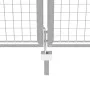 Silberverzinktes Gartentor aus Stahl, 415 x 150 cm von vidaXL, Gartentore - Ref: Foro24-144299, Preis: 354,53 €, Rabatt: %