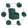 Sillón reclinable eléctrico tela verde oscuro de , Sillones - Ref: Foro24-3205184, Precio: 260,96 €, Descuento: %