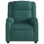 Sillón reclinable eléctrico tela verde oscuro de , Sillones - Ref: Foro24-3205184, Precio: 260,96 €, Descuento: %