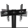 Eck-TV-Schrank 2 Ebenen für 32-70 Zoll Schwarz Silber von , TV-Möbel - Ref: Foro24-358170, Preis: 108,21 €, Rabatt: %