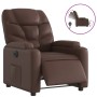 Brown Faux Leather Power Recliner by , Armchairs - Ref: Foro24-3204646, Price: 251,09 €, Discount: %
