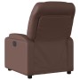Brown Faux Leather Power Recliner by , Armchairs - Ref: Foro24-3204646, Price: 251,09 €, Discount: %