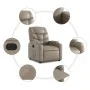 Cappuccino Power Recliner aus Kunstleder von , Sessel - Ref: Foro24-3204650, Preis: 280,60 €, Rabatt: %