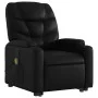 Black Artificial Leather Foot Massage Recliner by , Armchairs - Ref: Foro24-3204665, Price: 324,26 €, Discount: %