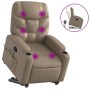 Cappuccino-Fußmassagesessel aus Kunstleder von , Sessel - Ref: Foro24-3204671, Preis: 303,87 €, Rabatt: %