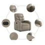 Sillón elevable eléctrico cuero artificial capuchino de , Sillones - Ref: Foro24-3204678, Precio: 359,48 €, Descuento: %