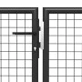 Anthrazitgraues Gartentor aus Stahl 400x100 cm von vidaXL, Gartentore - Ref: Foro24-144329, Preis: 488,56 €, Rabatt: %