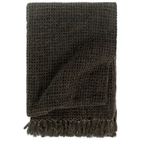 Anthracite gray/brown cotton blanket 125x150 cm by vidaXL, Blankets - Ref: Foro24-133749, Price: 26,43 €, Discount: %