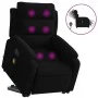 Verstellbarer Massagesessel aus schwarzem Samt von , Sessel - Ref: Foro24-3205131, Preis: 354,93 €, Rabatt: %