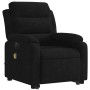 Black velvet liftable reclining massage chair by , Armchairs - Ref: Foro24-3205131, Price: 336,54 €, Discount: %