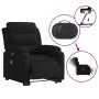 Black velvet liftable reclining massage chair by , Armchairs - Ref: Foro24-3205131, Price: 336,54 €, Discount: %