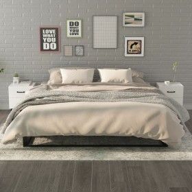 Mesitas de noche 2 unidades blancas 40x35x47,5 cm de vidaXL, Mesitas de noche - Ref: Foro24-811989, Precio: 83,22 €, Descuent...