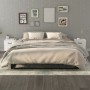 Two white bedside tables 40x35x47.5 cm by vidaXL, Nightstands - Ref: Foro24-811989, Price: 83,22 €, Discount: %