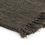 Anthracite gray/brown cotton blanket 125x150 cm by vidaXL, Blankets - Ref: Foro24-133749, Price: 26,95 €, Discount: %