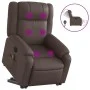 Sillón de masaje elevable eléctrico cuero sintético marrón de , Sillones - Ref: Foro24-3205173, Precio: 368,43 €, Descuento: %