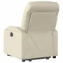Cremefarbener Hebe-Liegestuhl aus Kunstleder von , Sessel - Ref: Foro24-3204659, Preis: 304,10 €, Rabatt: %