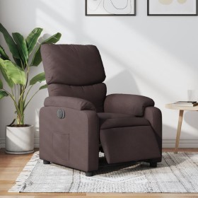 Dark Brown Fabric Electric Recliner by , Armchairs - Ref: Foro24-3204805, Price: 252,49 €, Discount: %
