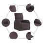 Elektrischer Liegesessel aus dunkelbraunem Stoff von , Sessel - Ref: Foro24-3204805, Preis: 241,55 €, Rabatt: %